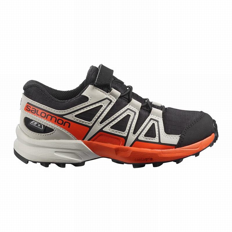 Zapatillas Trail Running Salomon Niños Negras / Rosas - Salomon Argentina SPEEDCROSS CLIMASALOMON™ I